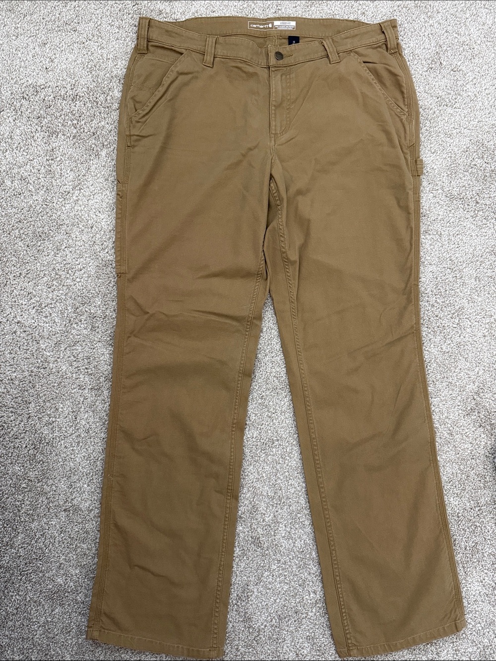 Carhartt Women's Rugged Flex Loose Fit Canvas Work Pants 16T NWT - Picture 2 of 6